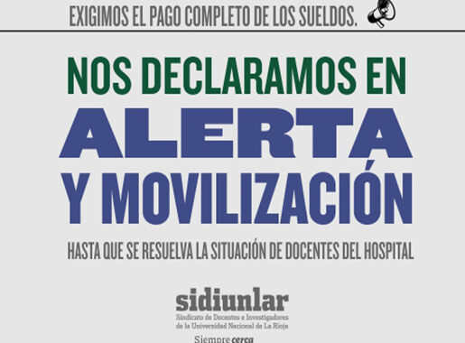 Exigimos el pago completo de los sueldos de docentes del Hospital Escuela