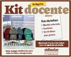 SIDIUNLaR comienza la entrega del kit docente